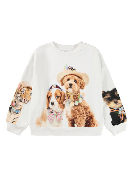  Molo Maxi Sweatshirt - White 