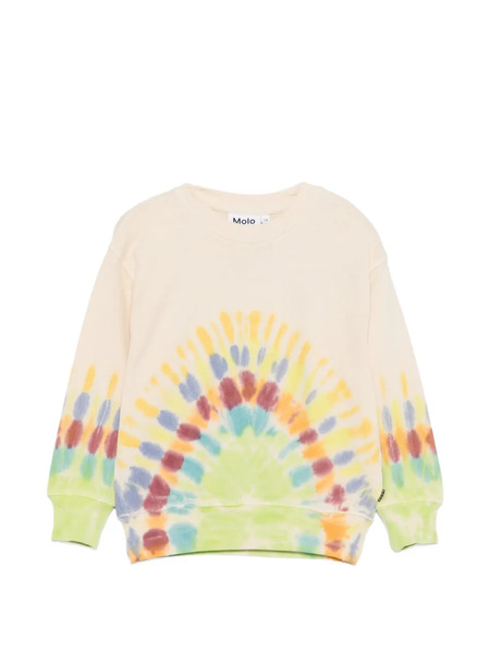  Molo Memphis Tie-dye Sweatshirt - Neutrals 