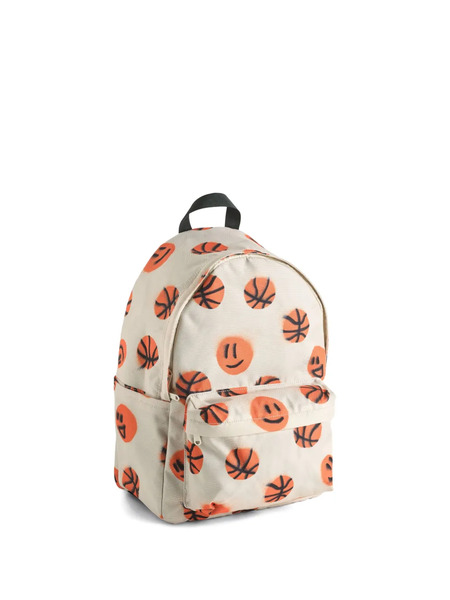  Molo Mio Smiley-print Backpack - Neutrals 