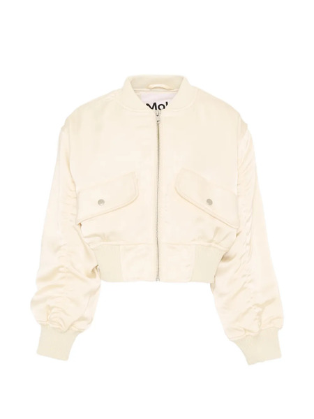  Molo Pocket Bomber Jacket - Neutrals 