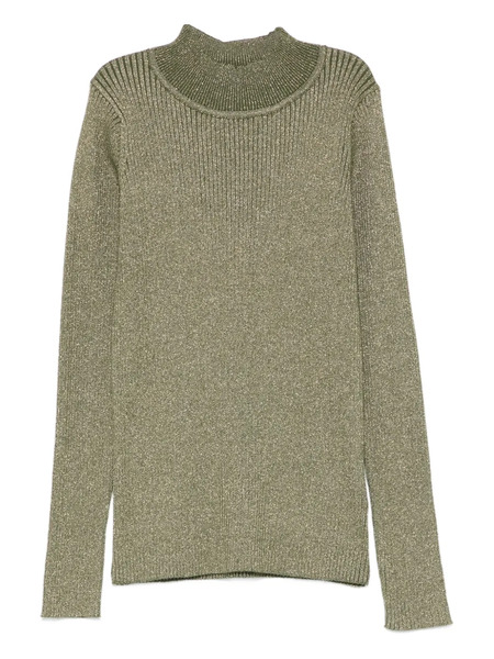  Molo Ribbed Sweater - Green 