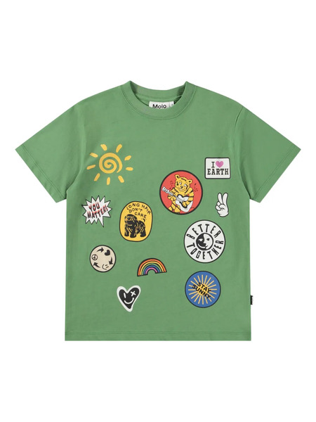  Molo Riley Printed T-shirt - Green 