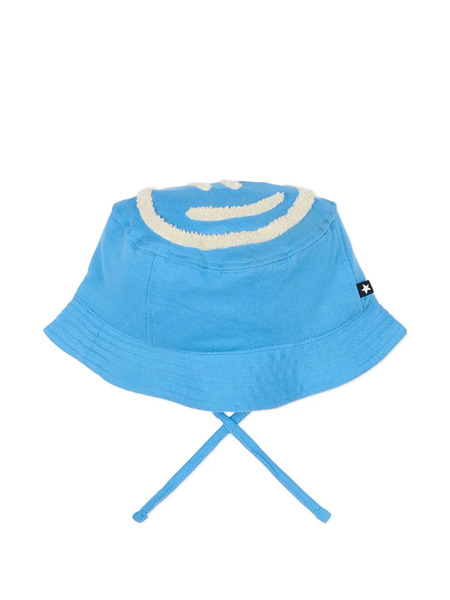  Molo Smiley Face Bucket Hat - Blue 