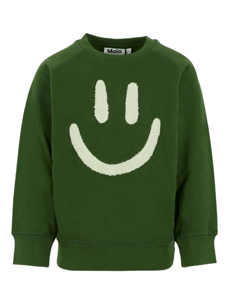  Molo Smiley-face Sweatshirt - Green 
