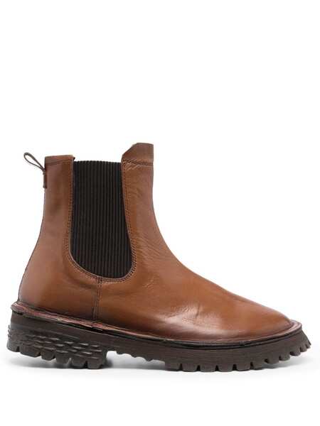  Moma Ankle Leather Boots - Brown 