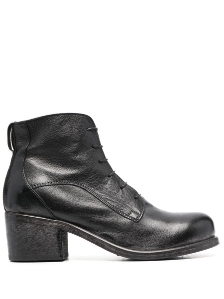  Moma Lace-up Ankle Boots - Black 