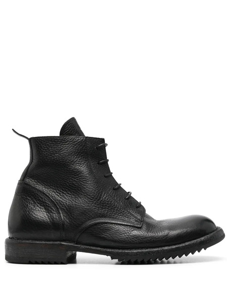  Moma Leather Ankle Boots - Brown 
