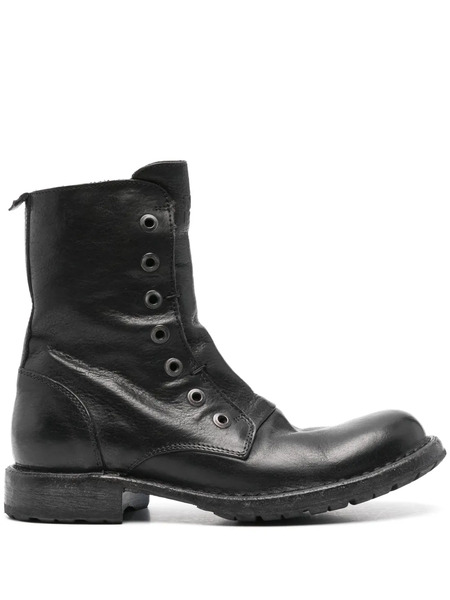  Moma Leather Boots - Black 