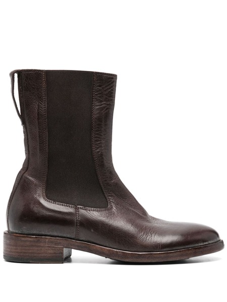  Moma Leather Boots - Brown 