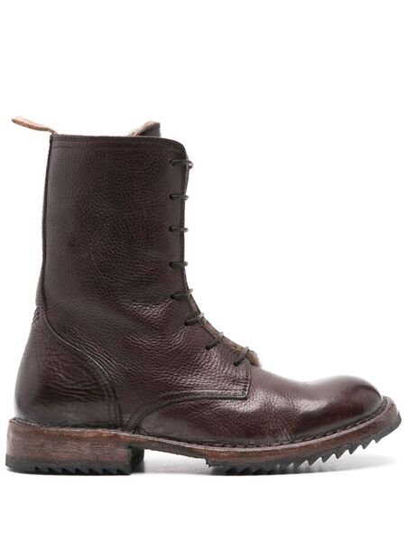  Moma Leather Boots - Brown 