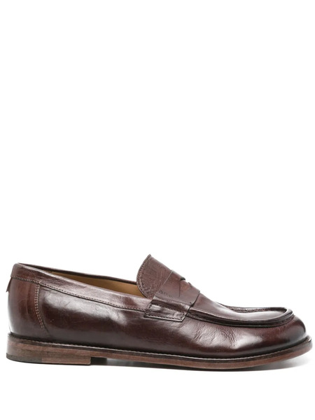  Moma Leather Loafers - Brown 