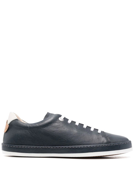  Moma Leather Low-top Sneakers - Blue 