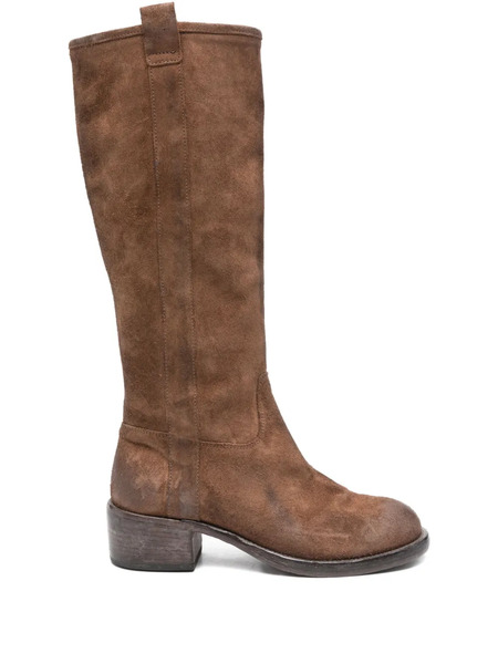  Moma Suede Boots - Brown 