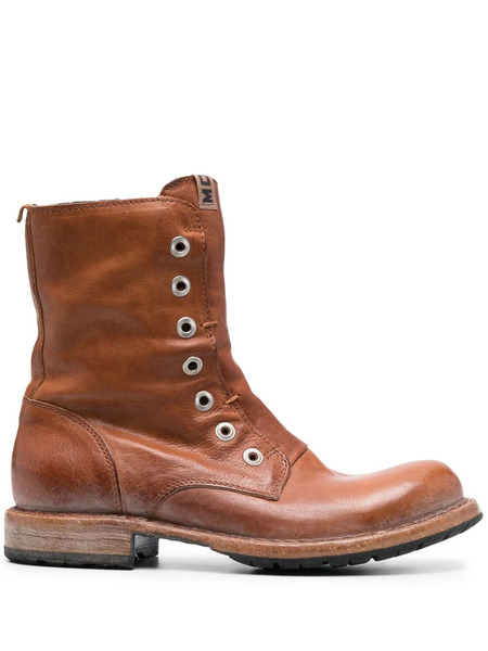 Moma Tronchetto Laceless Ankle Boots - Brown 
