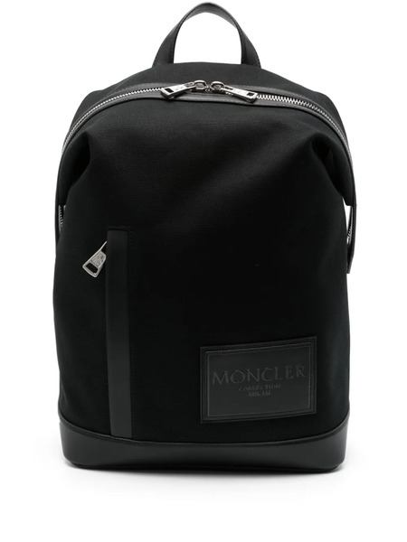 Moncler Alanah Logo-patch Backpack - Black 