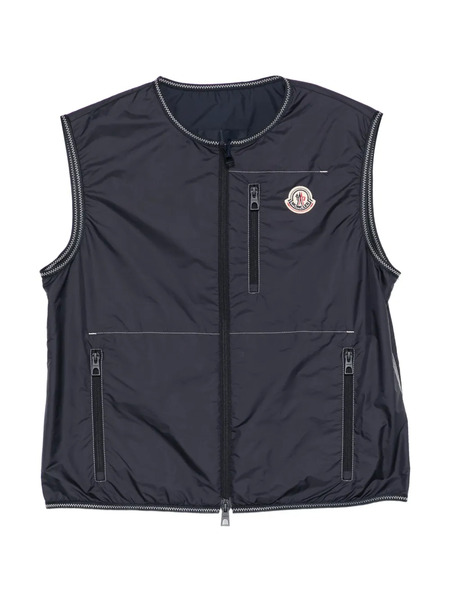  Moncler Alshain Zip Gilet - Blue 