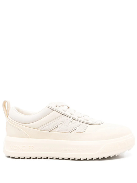  Moncler Altive Leather Low-top Sneakers - Neutrals 