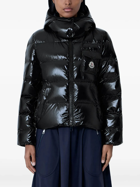  Moncler Andro Hooded Puffer Jacket - Black 