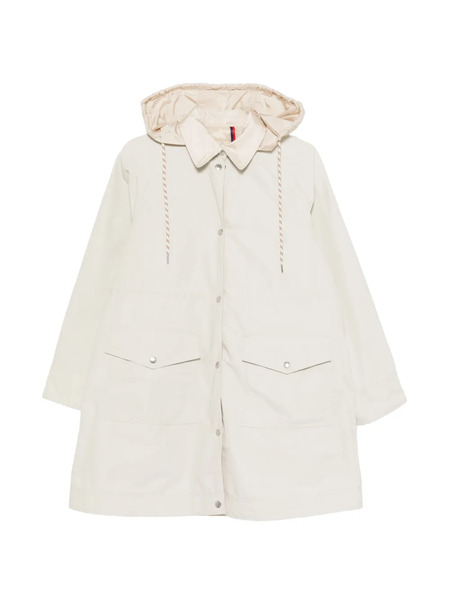  Moncler Begonia Parka Coat - Neutrals 
