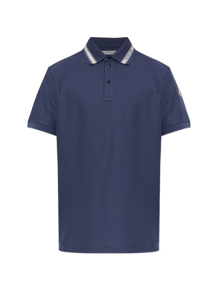  Moncler Blue Polo Shirt 