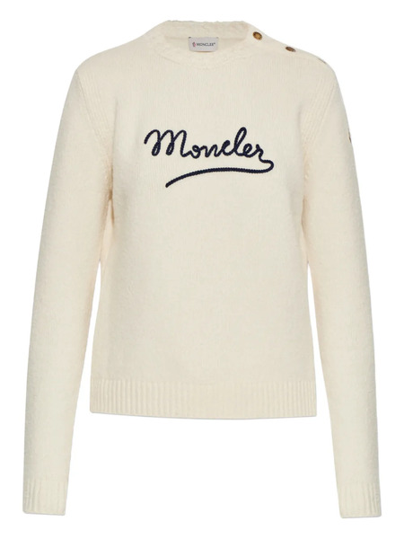  Moncler Button-detail Sweater - Neutrals 