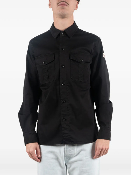  Moncler Buttoned Pocket Shirt - Black 