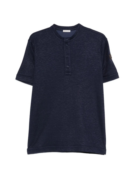  Moncler Buttoned T-shirt - Blue 
