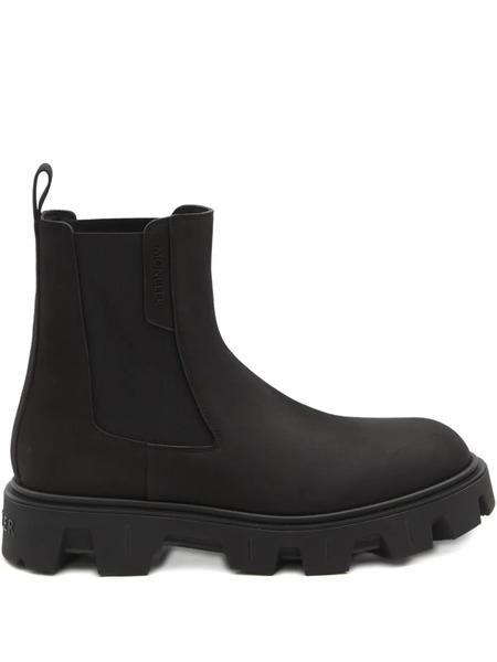  Moncler Chelsea Peak City Elastic-insert Boots - Black 