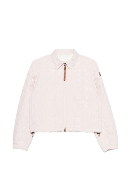  Moncler Collar Zip Jacket - Pink 