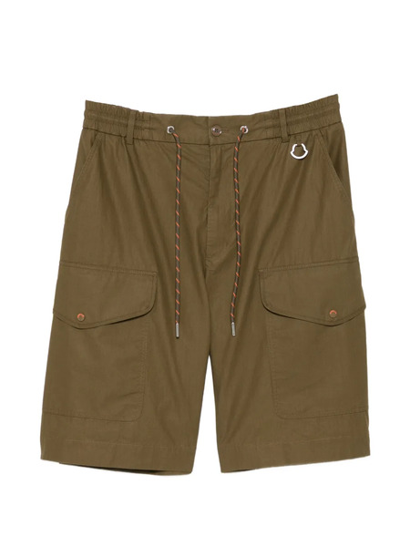  Moncler Drawstring Cargo Shorts - Green 