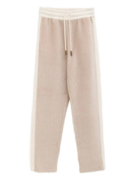  Moncler Drawstring Side Stripe Pants - Neutrals 