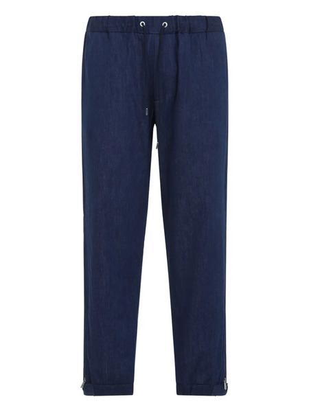  Moncler Drawstring Trousers - Blue 