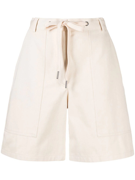  Moncler Drawstring-waist Knee-length Shorts - Neutrals 