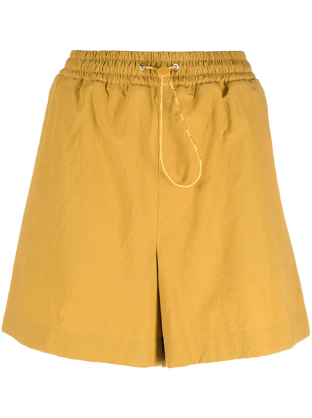  Moncler Elasticated-waistband Shorts - Brown 