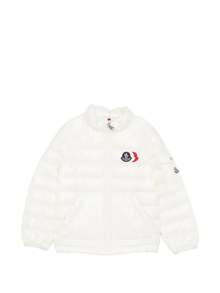  Moncler Enfant Bengi Logo-appliqué Jacket - White 