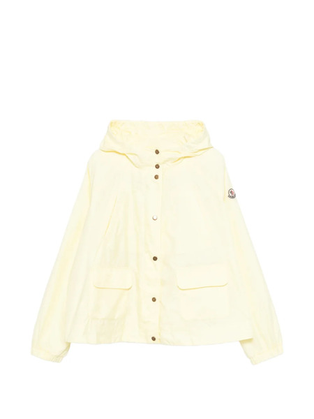  Moncler Enfant Buttoned Hooded Jacket - Yellow 