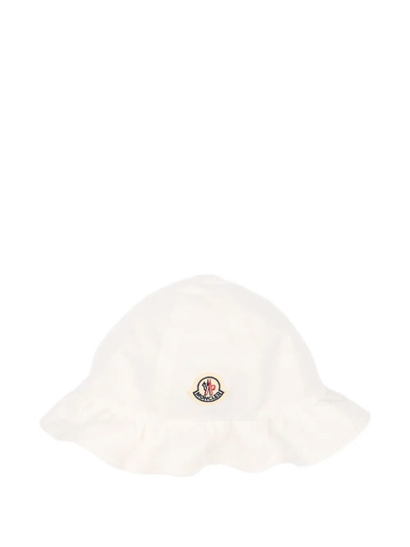  Moncler Enfant Cotton Hat - White 