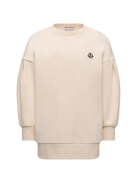  Moncler Enfant Crew-neck Beige Sweatshirt - Neutrals 
