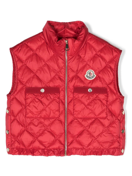  Moncler Enfant Garonna Quilted Down Gilet - Red 