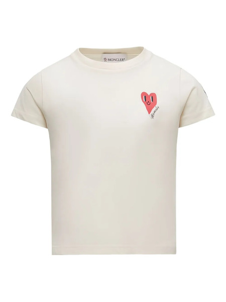  Moncler Enfant Heart T-shirt - Neutrals 