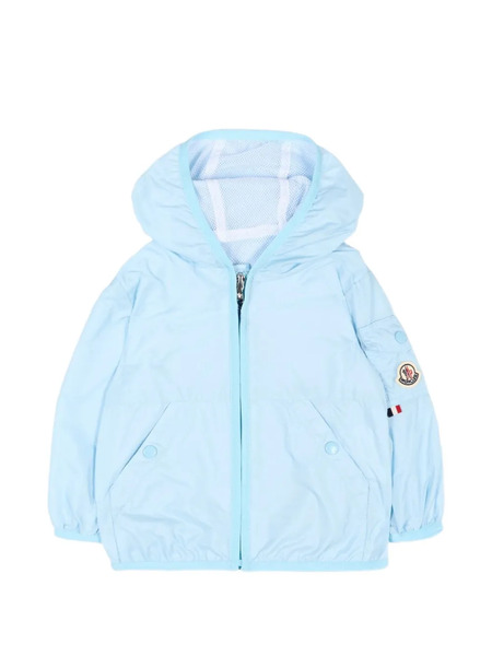  Moncler Enfant Hooded Pocket Jacket - Blue 