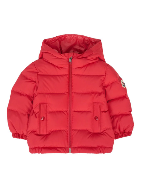  Moncler Enfant Hooded Puffer Jacket - Red 