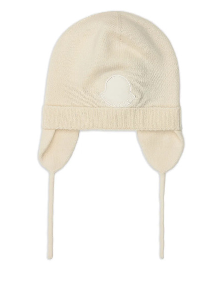  Moncler Enfant Knitted Hat - Neutrals 