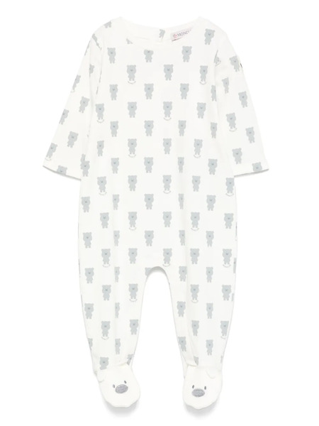  Moncler Enfant Koala-print Pyjamas - White 