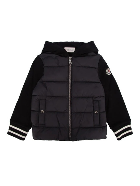  Moncler Enfant Logo-appliqué Jacket - Black 