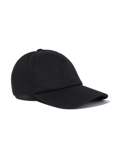  Moncler Enfant Logo-embroidered Cap - Black 