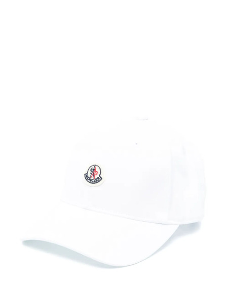  Moncler Enfant Logo-patch Cap - White 