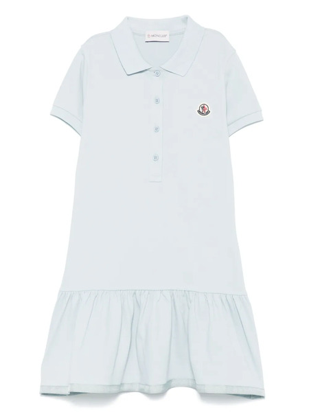  Moncler Enfant Logo-patch Dress - Blue 