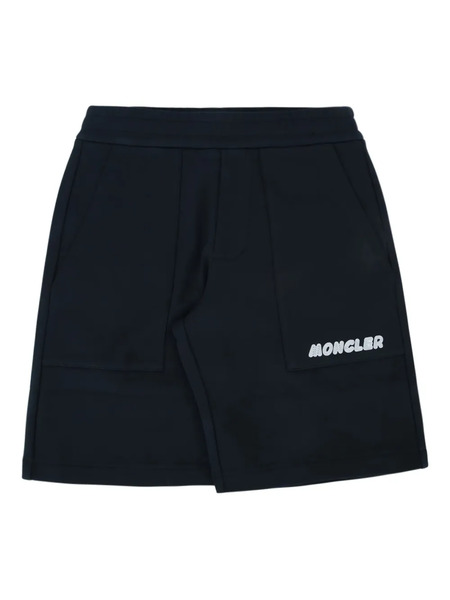 Moncler Enfant Logo-patch Shorts - Blue 