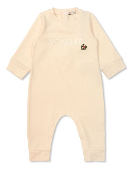  Moncler Enfant Logo-print Romper - Pink 